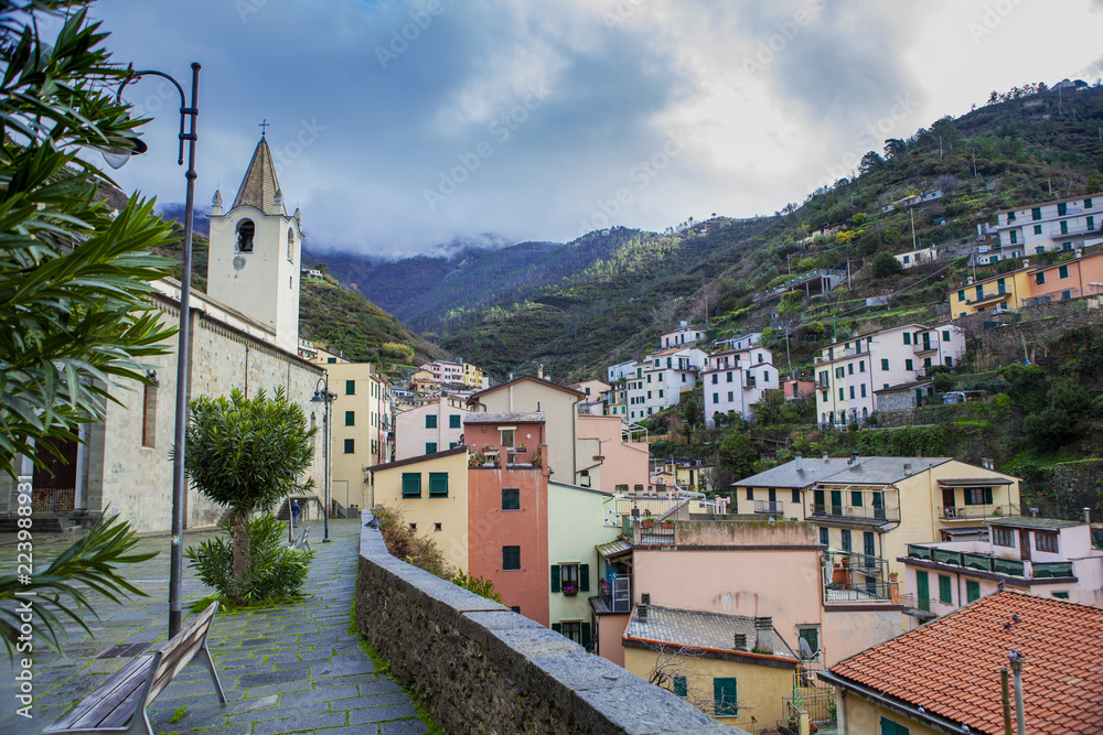 Manarola village in Italy