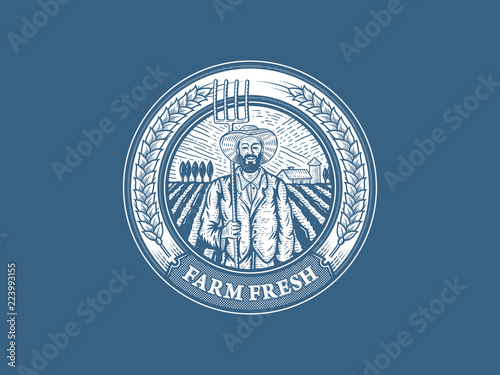 Farm fresh badge