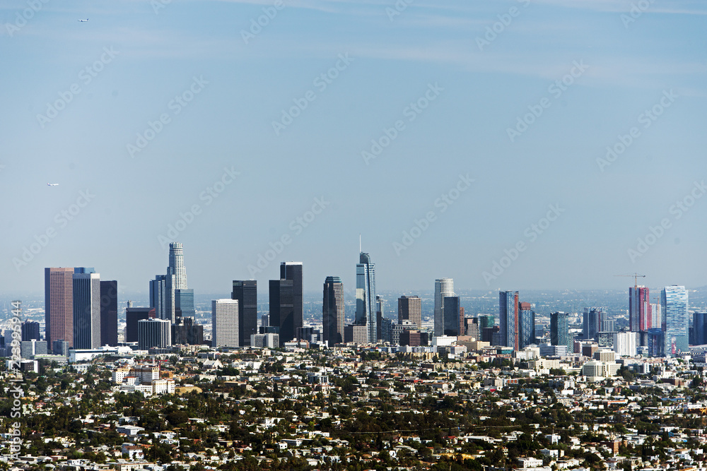 A view of cityscape of downtown Los Angeles, California