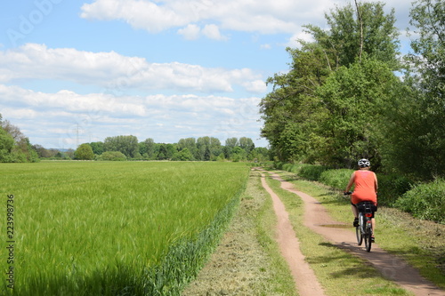 Radfahren bei Münster, Hessen