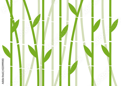 Chinese or japanese bamboo grass oriental wallpaper vector © 3dwithlove