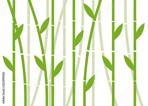 Chinese or japanese bamboo grass oriental wallpaper vector