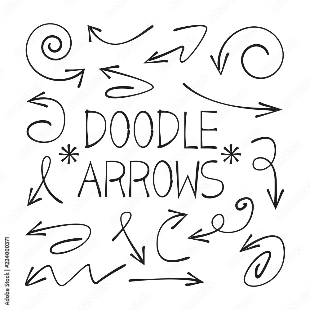 doodle and sketch arrows