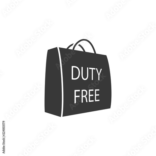 purchase in duty free icon. Element of airport icon. Premium quality graphic design icon. Signs and symbols collection icon for websites, web design, mobile app