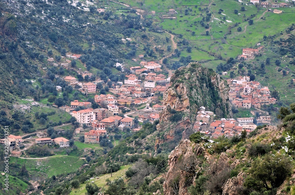 Village De Kabylie Assif El Hammam Stock Photo Adobe Stock