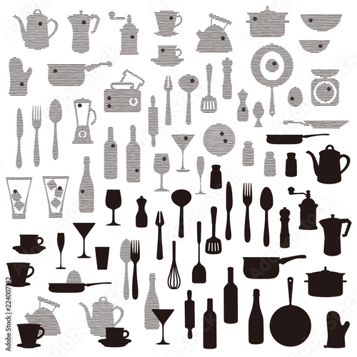 調理器具のイラスト,