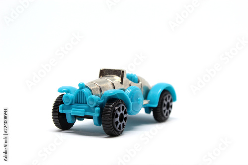 toy car on white background
