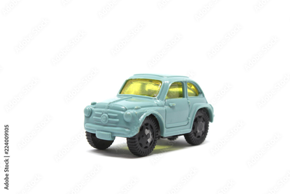 toy car on white background