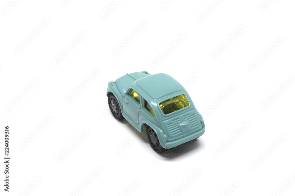 toy car on white background