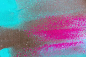 Acrylglasbilder Jugendzimmer Bunte Farbspritzer an der Wand  © EnginKorkmaz