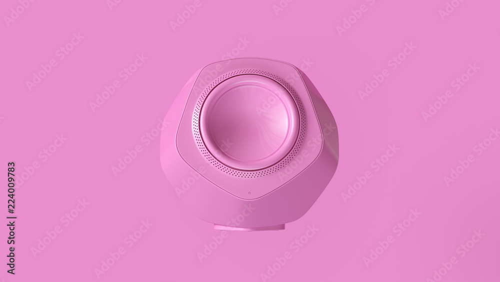 Pink Round Speaker Pink Round Speaker