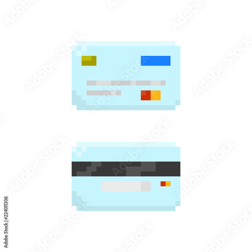 Pixel bank card fore games and network