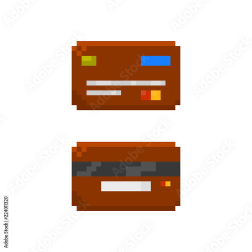 Pixel bank card fore games and network