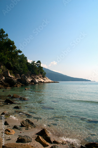 Thassos island, Greece, beautiful seascape
