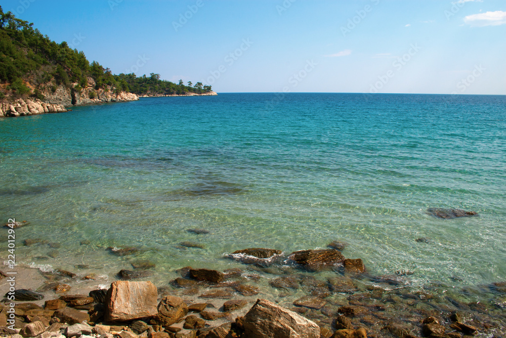 Fototapeta premium Thassos island, Greece, beautiful seascape