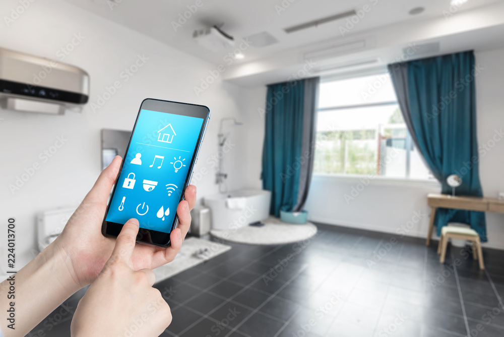 Use smart home apps on smart phones