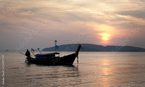 Long tail boat photo