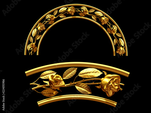 golden ornamental segment, 