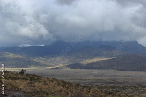 View on the strato vulcano cotopaxi  ecuado