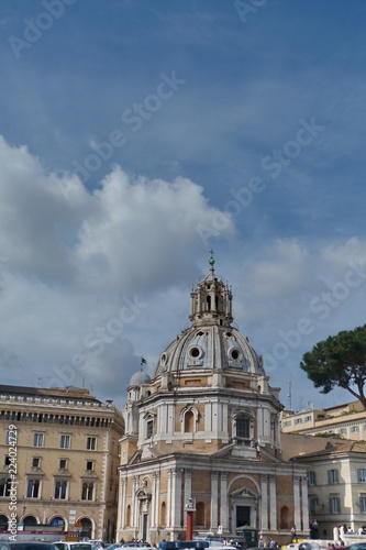 Santa Maria di Loreto church, Rome, Italy © sansa55