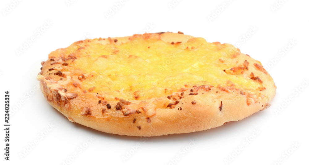 Cheese bread isolated on white Cheese bread isolated on white