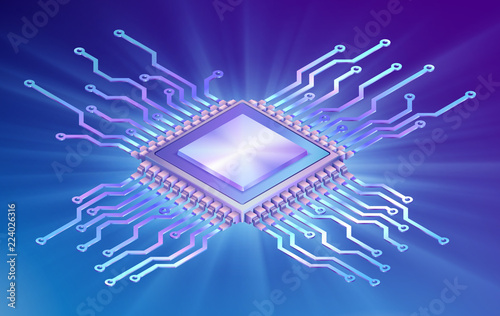 Isometric central processor