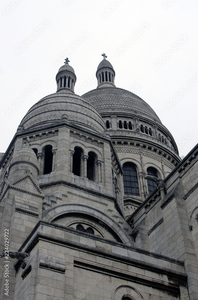 Detail of the Basilica of the Sacred Heart in Montmartre, Paris