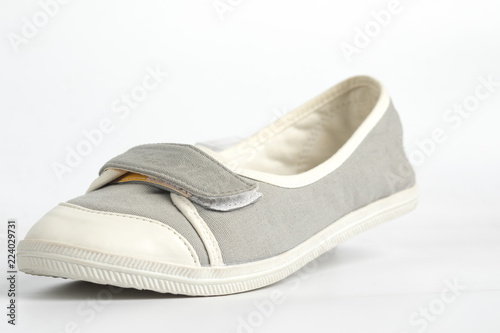 women shoe with white background