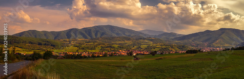 Rural landscape photo