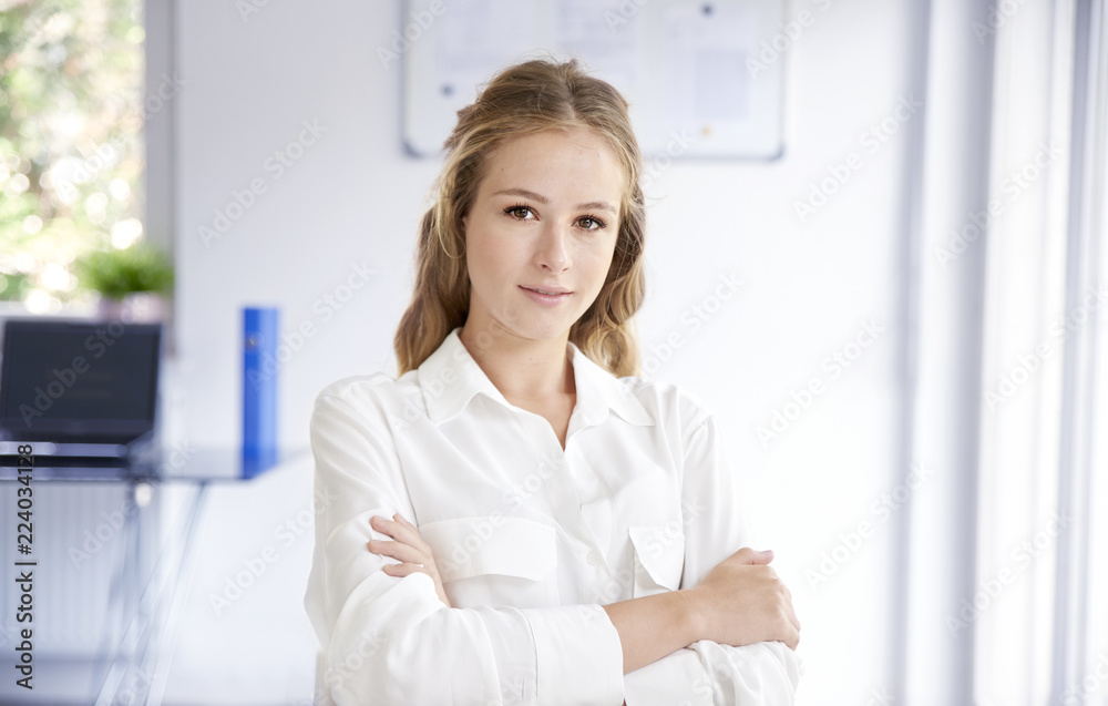 Smiling young businesswoman portrait Smiling young businesswoman portrait