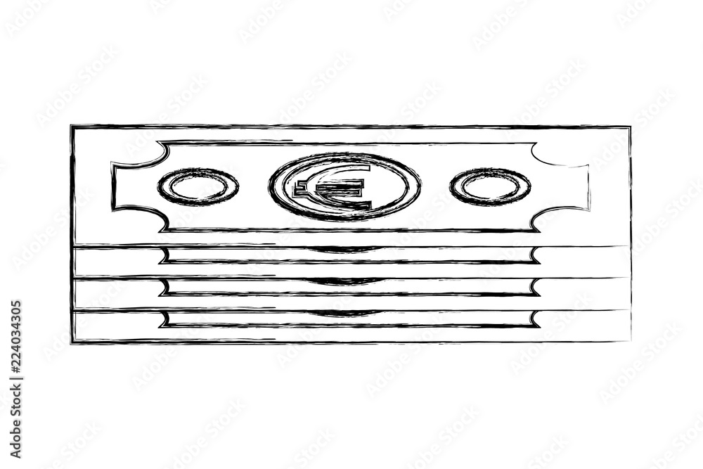 stacked banknote euro currency money cash stacked banknote euro currency money cash