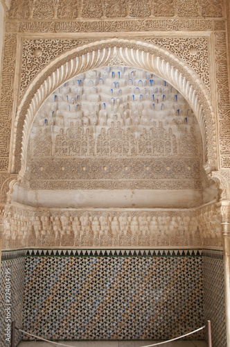 Myrtenhof, Nasridenpalast, Alhambra, Granada, Andalusien, Spanien photo