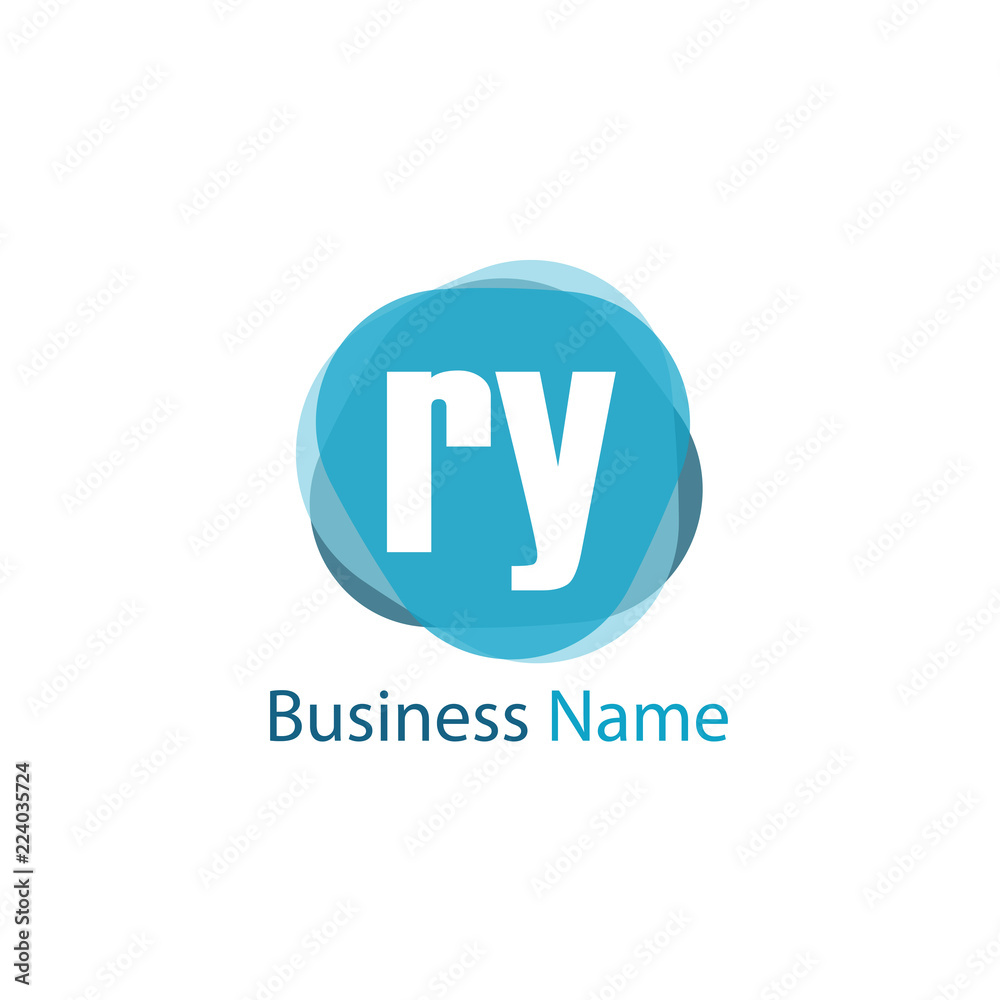 Initial Letter RY Logo Template Design Initial Letter RY Logo Template Design