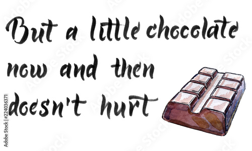 But a little chocolate now and then doesn't hurt