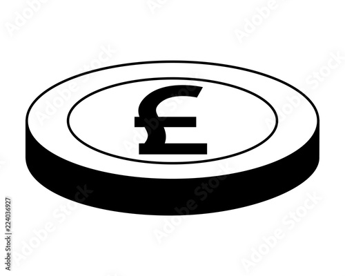crypto money isometric icon
