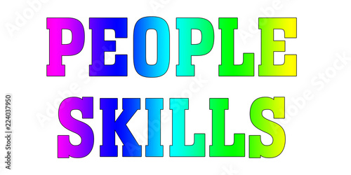 People Skills Rainbow Logo banner
