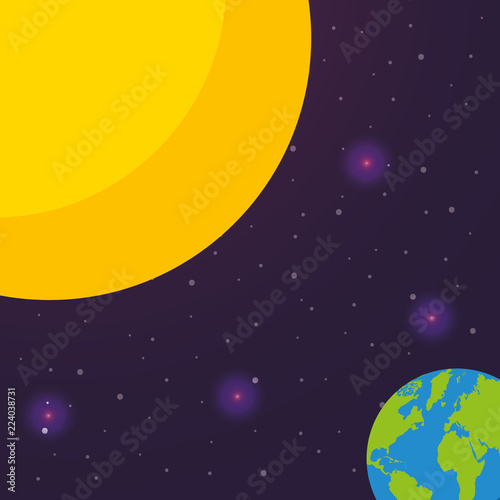space solar system concept