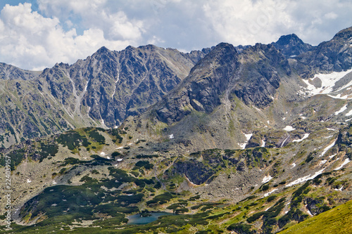 Mountain landscape, Tatra National park, Poland. High Tatras, Carpathian mountains