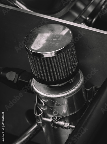 Dragster engine details