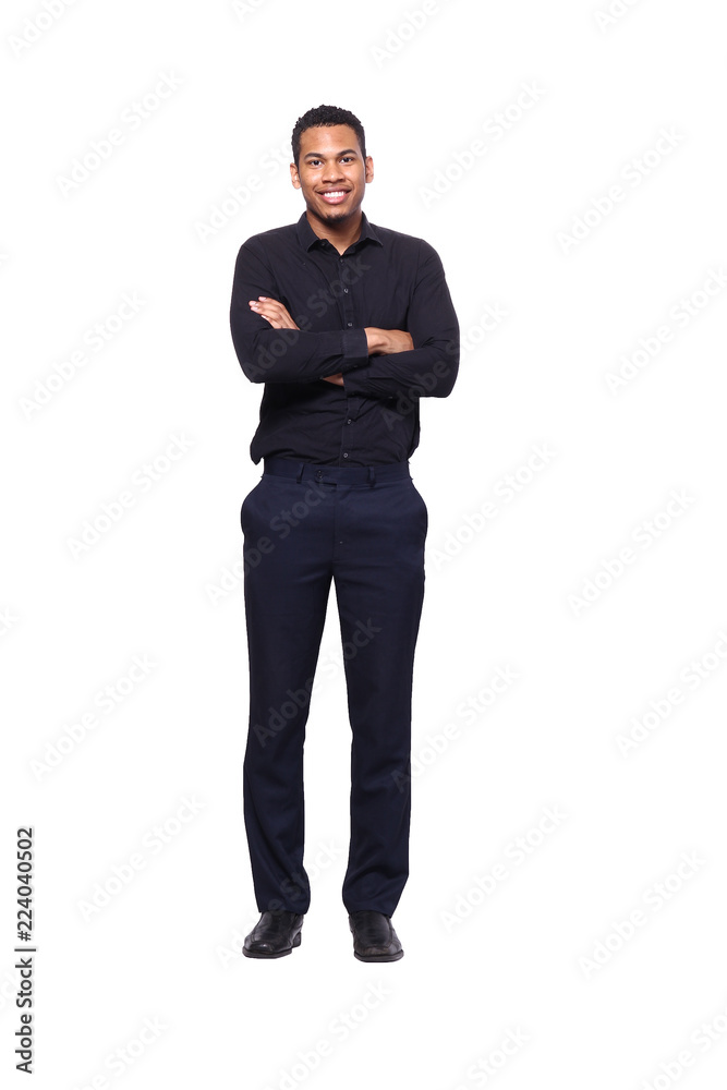 Full body afro man Full body afro man