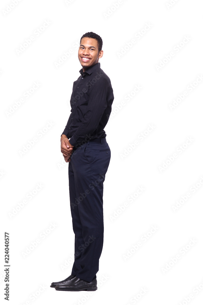 Full body afro man