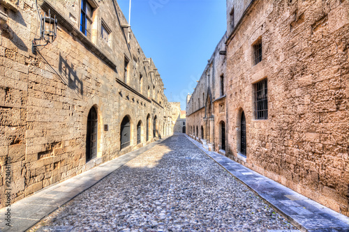 Street of the Knights, Rhodes old town, Greece