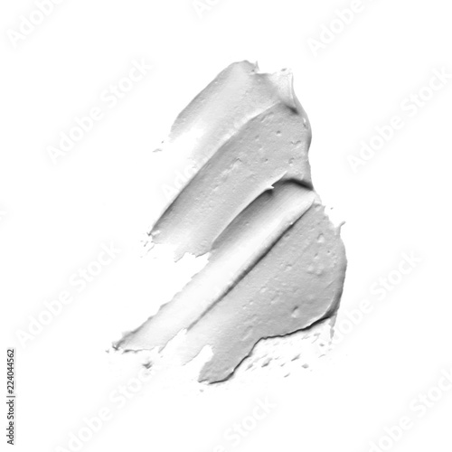 Paint smudge isolated on white background vector