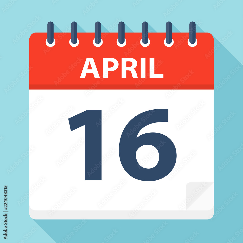 April 16 - Calendar Icon April 16 - Calendar Icon