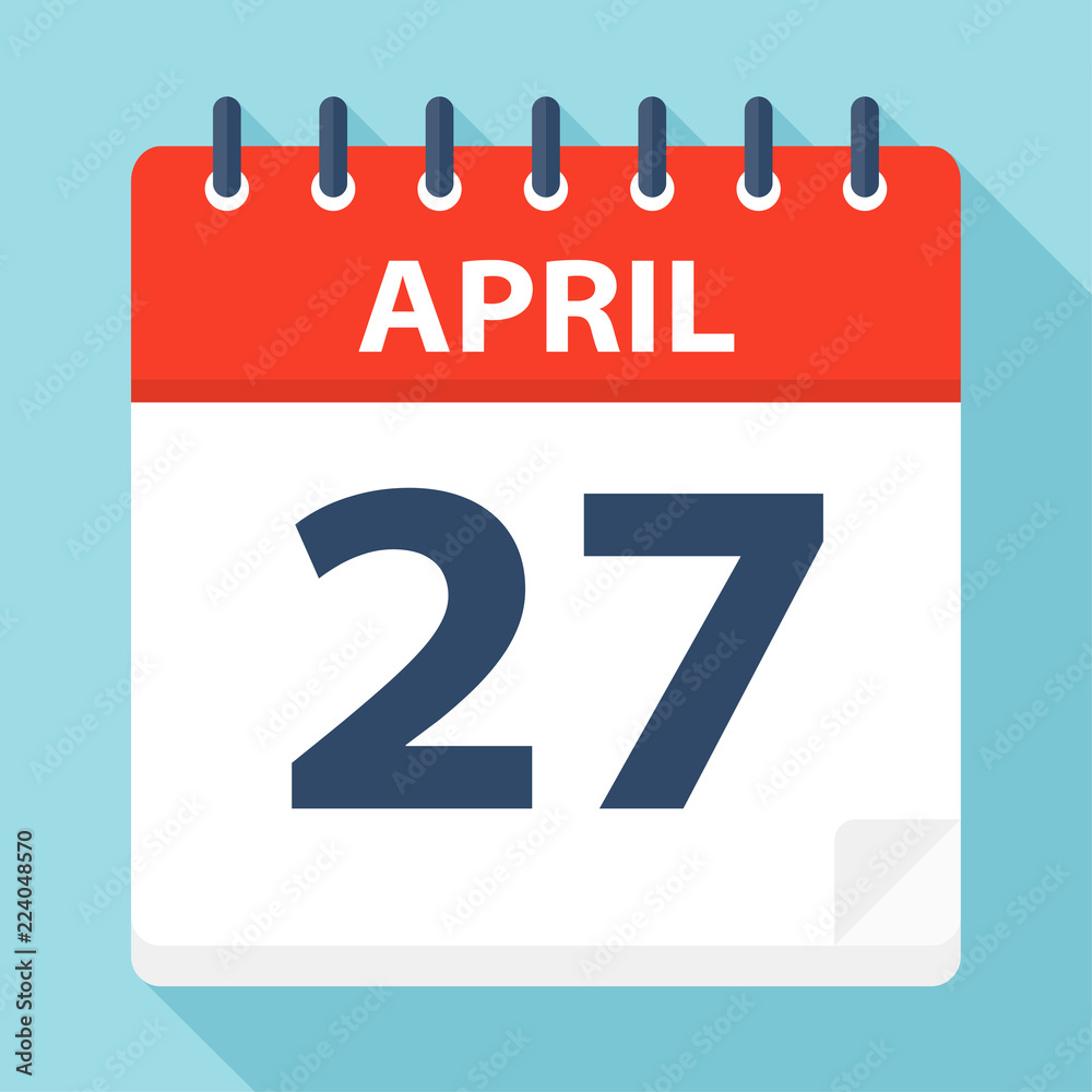 April 27 - Calendar Icon