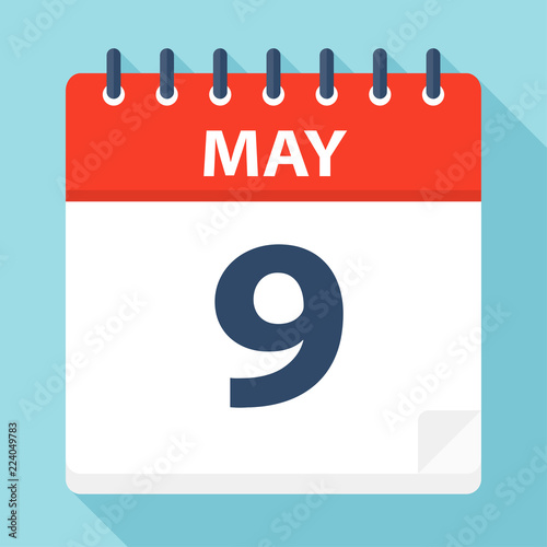 May 9 - Calendar Icon