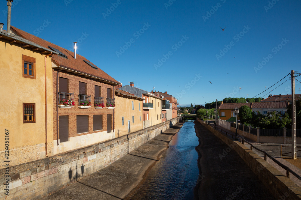 Camino de Santiago (Spain) - Hospital de Orbigo, along the way of St.James, in the spanish meseta