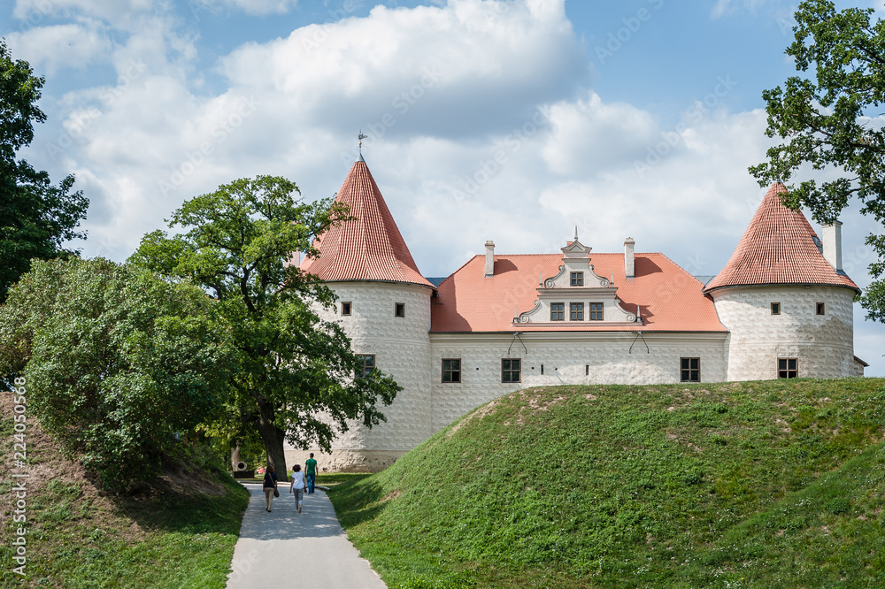 The Bauska Castle represents an example of military architecture in the period from 15th to 17th century. Livonian Order fortress.