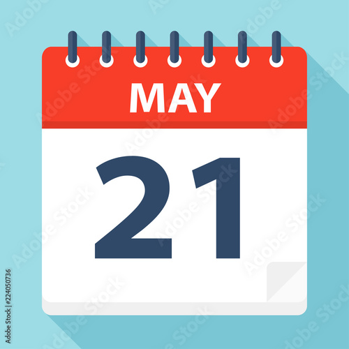 May 21 - Calendar Icon