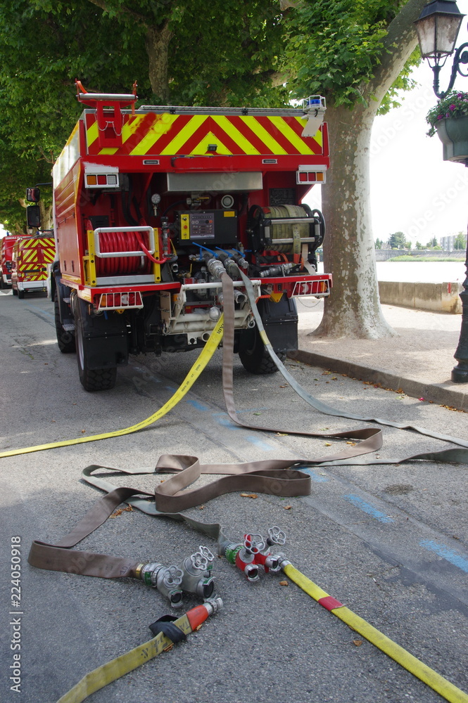 Obraz premium pompiers